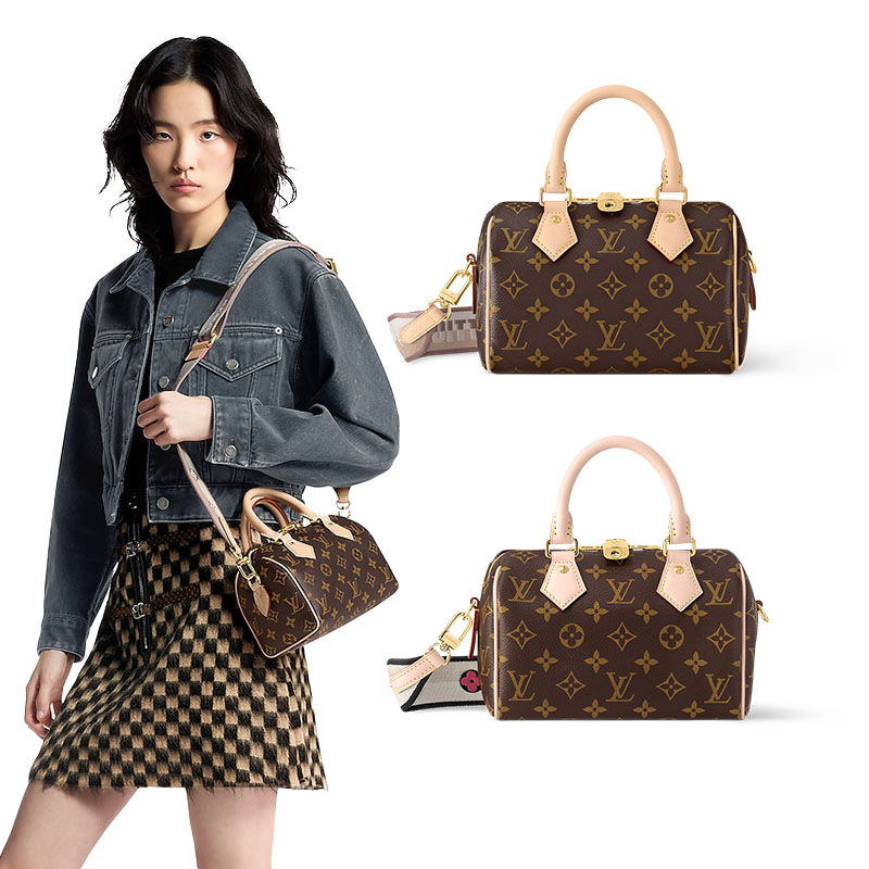 ヴィトンモノグラムバッグ  LV スピーディ･バンドリエール 20 M46222