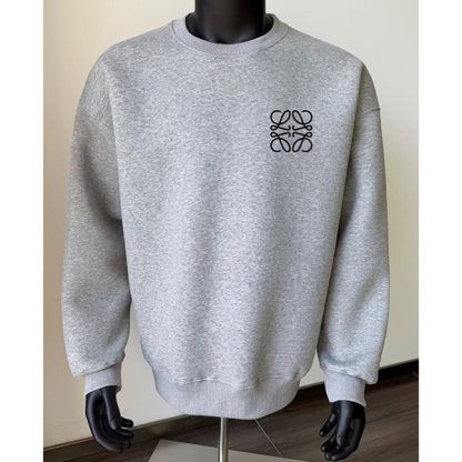 ロエベ (LOEWE)  クルーネック スウェット春 秋 長袖 トレーナー メンズ