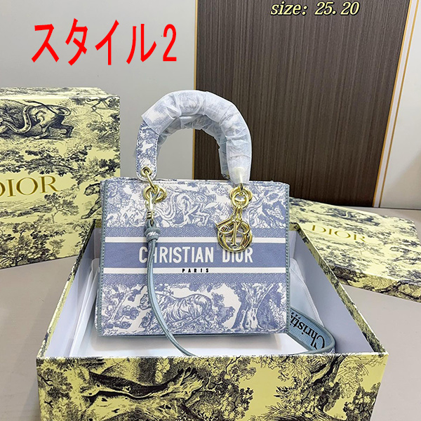 Dior(ディオール) 25cm  Lady D lite  ハンドバッグ ショルダーバッグ レディース