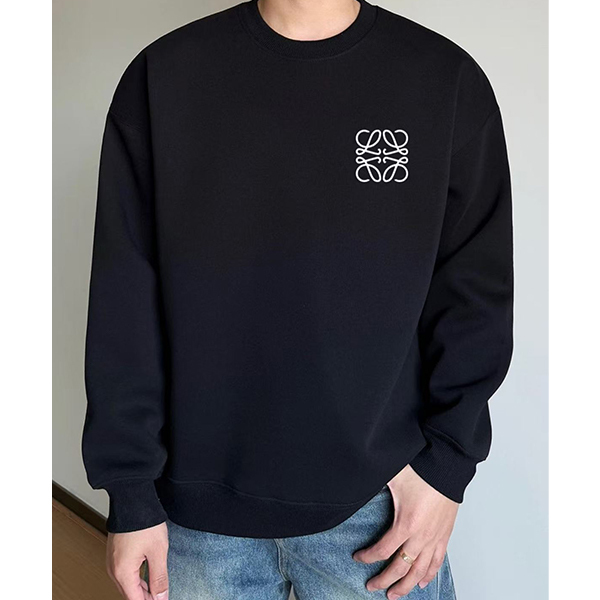 ロエベ (LOEWE) クルーネック スウェット トレーナー春 秋 長袖 メンズ