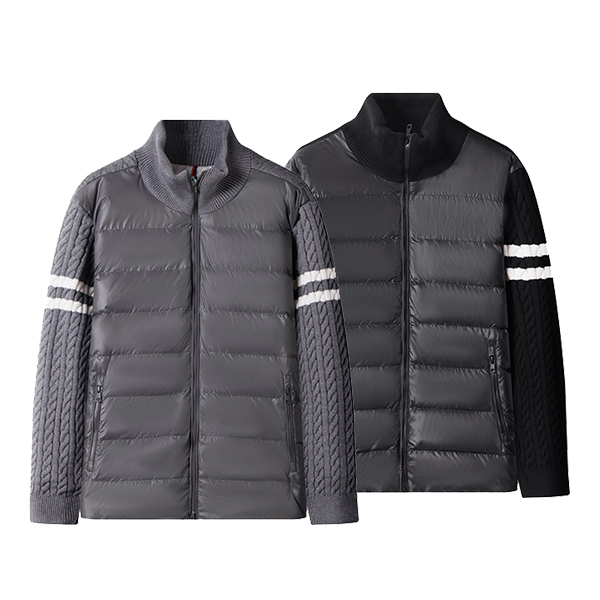 モンクレール Moncler パッチワーク編み ダウンコート ダウンジャケット メンズ レディース