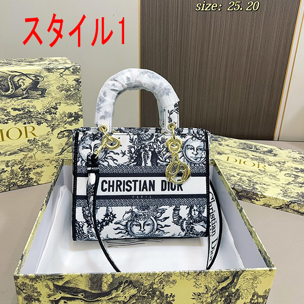 Dior(ディオール) 25cm Lady D lite ハンドバッグ ショルダーバッグ レディース