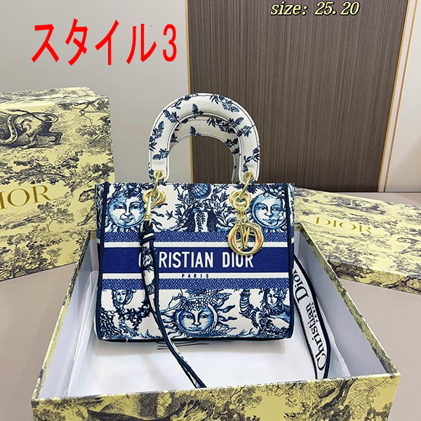 Dior(ディオール) 25cm  Lady D lite  ハンドバッグ ショルダーバッグ レディース
