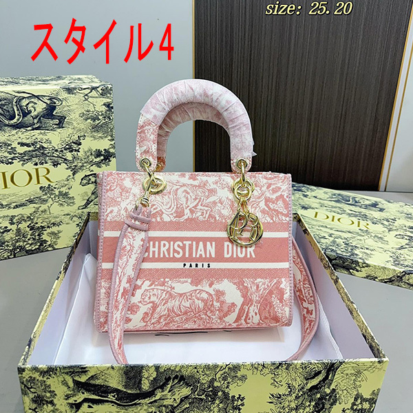 Dior(ディオール) 25cm  Lady D lite  ハンドバッグ ショルダーバッグ レディース