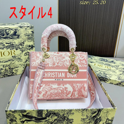 Dior(ディオール) 25cm  Lady D lite  ハンドバッグ ショルダーバッグ レディース