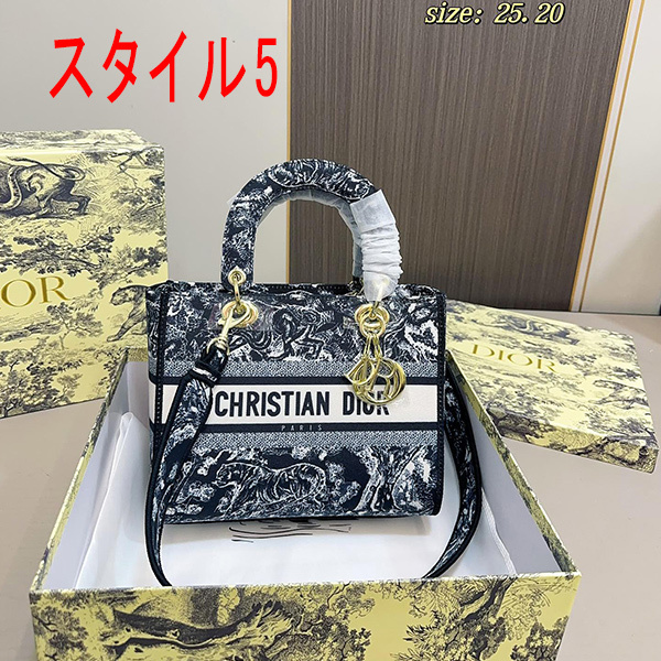 Dior(ディオール) 25cm  Lady D lite  ハンドバッグ ショルダーバッグ レディース