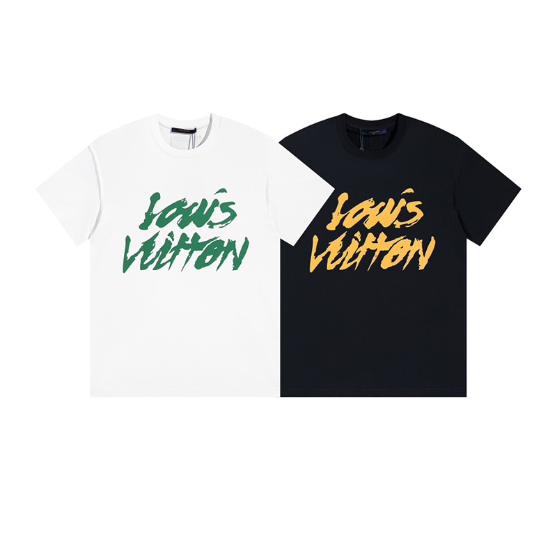 ルイ・ヴィトン（LOUIS VUITTON） 2色 Tシャツ 半袖 メンズ＆レディース