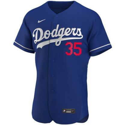 MLB ドジャース ユニフォーム レプリカジャージ ナイキ/Nike ブルー 35#コディ・ベリンジャー