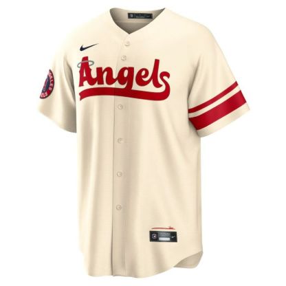 MLB 大谷翔平 エンゼルス ユニフォーム 2022 シティーコネクト City Connect Replica ジャージ ナイキ/Nike クリーム