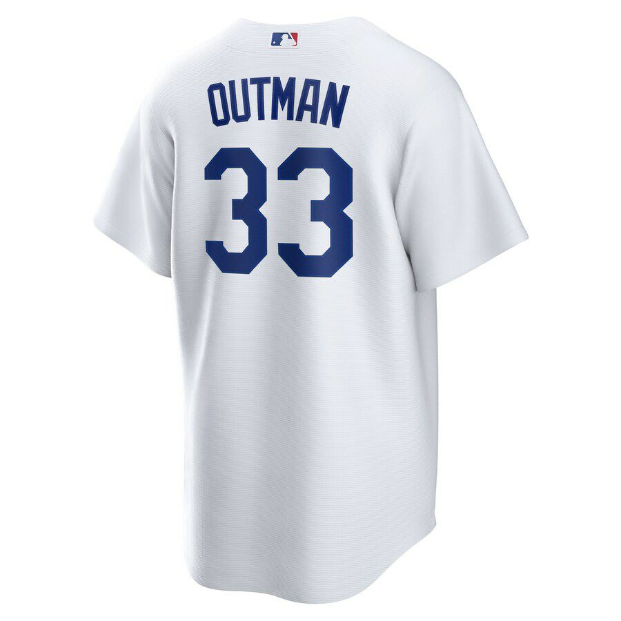 MLB ドジャース ユニフォーム レプリカジャージ ナイキ/Nike ホワイト 33#ジェームズ・アウトマン