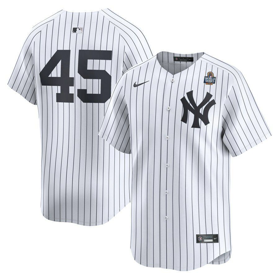 MLB ゲリット・コール ヤンキース ユニフォーム 2024 ワールドシリーズ進出記念 リミテッド Jersey ナイキ/Nike ホーム #45