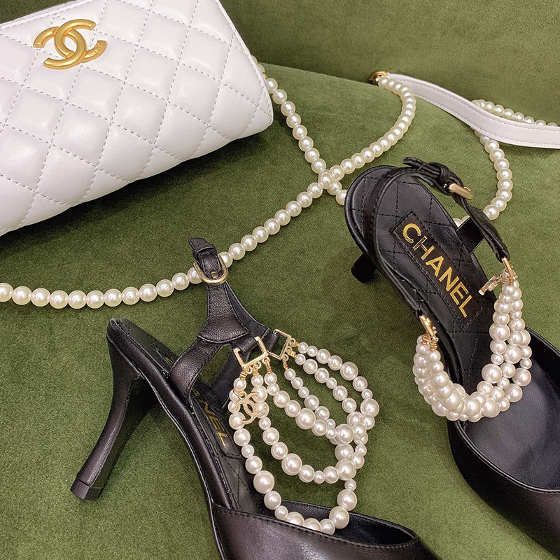 シャネル（CHANEL）ハイヒール サンダル  シューズ レディース 3色選択可