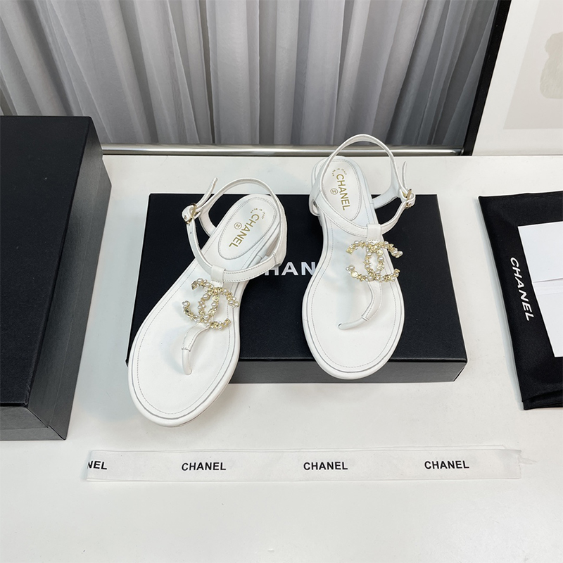 シャネル（CHANEL）サンダル CCマーク シューズ レディース 2色選択可