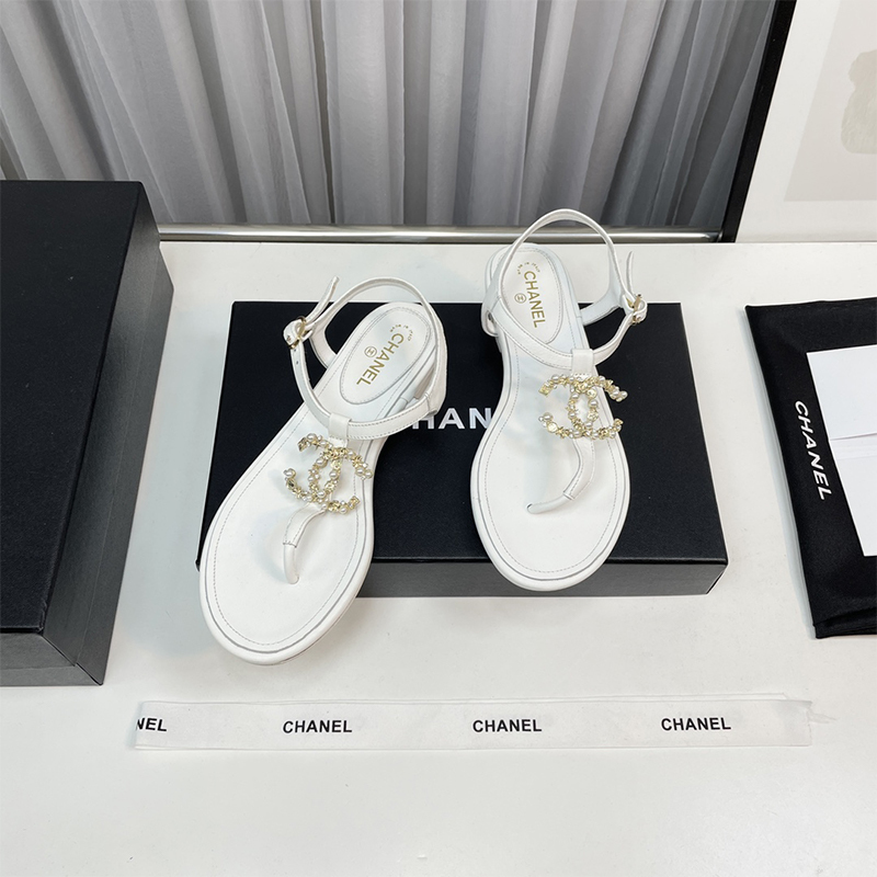 シャネル（CHANEL）サンダル CCマーク シューズ レディース 2色選択可