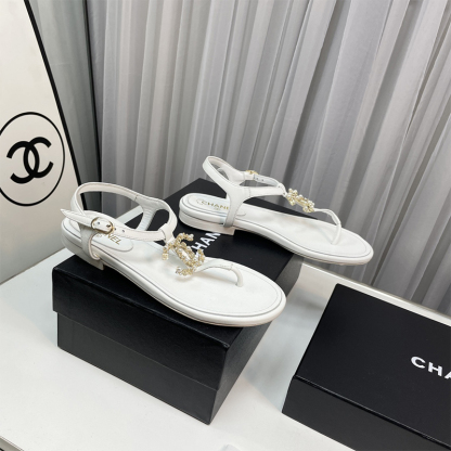 シャネル（CHANEL）サンダル CCマーク シューズ レディース 2色選択可