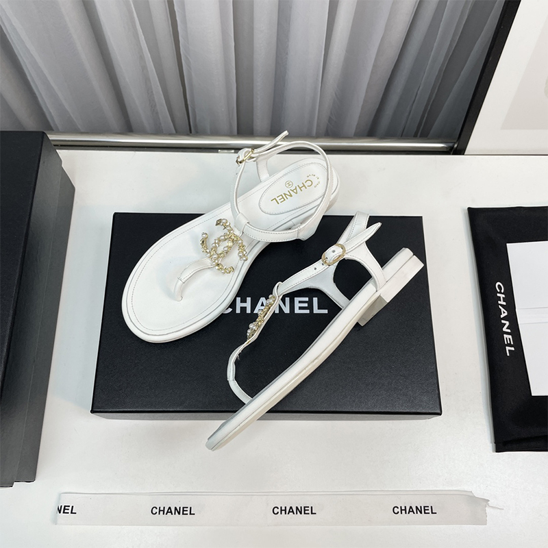 シャネル（CHANEL）サンダル CCマーク シューズ レディース 2色選択可