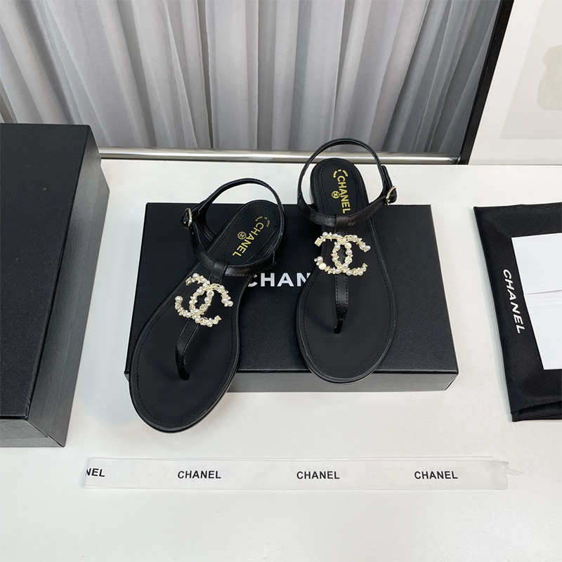 シャネル（CHANEL）サンダル CCマーク シューズ レディース 2色選択可