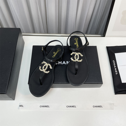 シャネル（CHANEL）サンダル CCマーク シューズ レディース 2色選択可