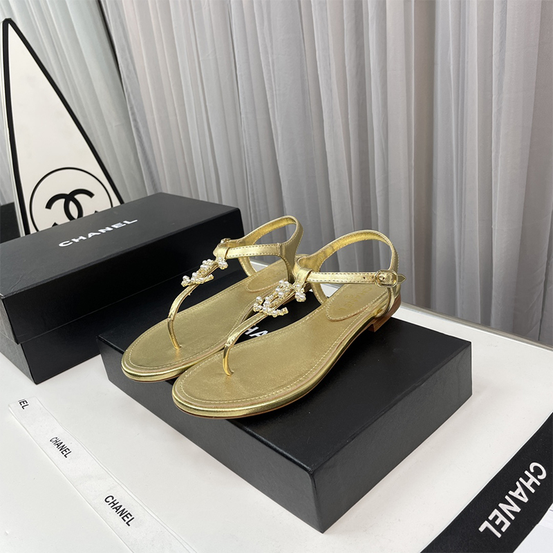 シャネル（CHANEL）サンダル CCマーク シューズ レディース 2色選択可