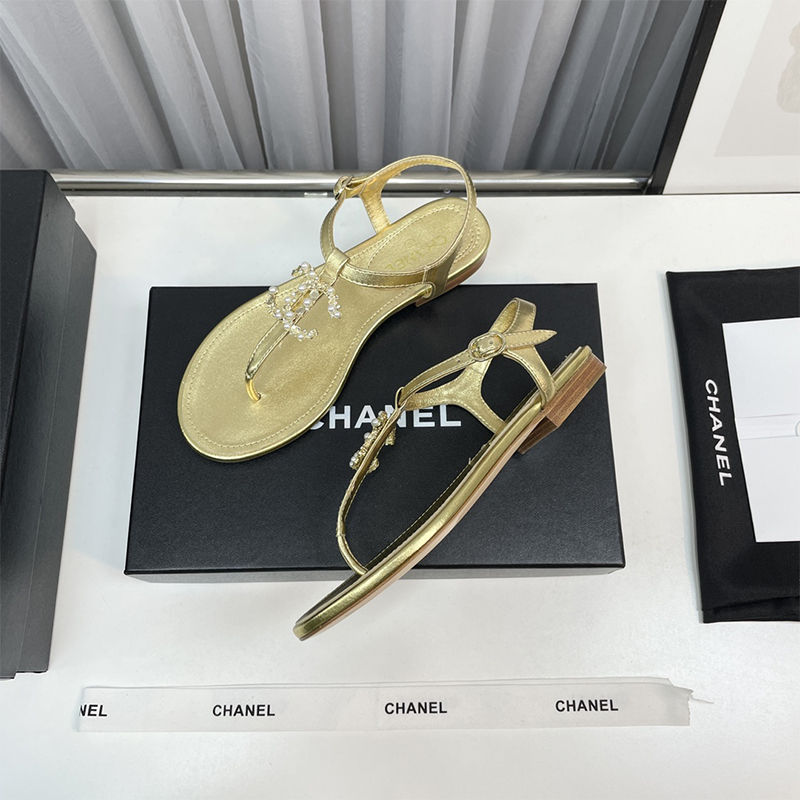 シャネル（CHANEL）サンダル CCマーク シューズ レディース 2色選択可