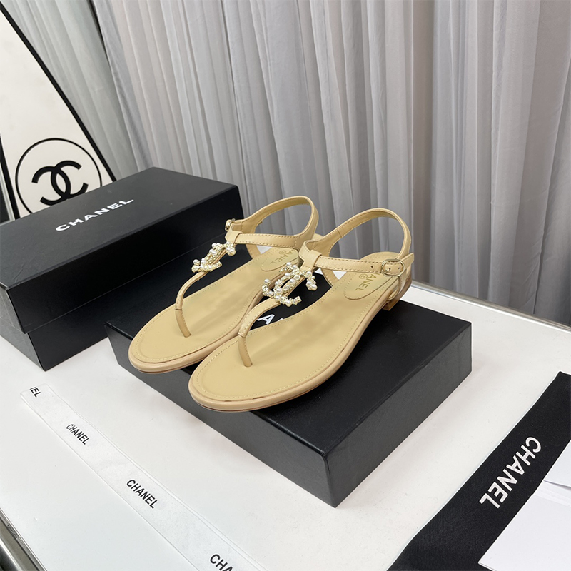 シャネル（CHANEL）サンダル CCマーク シューズ レディース 2色選択可