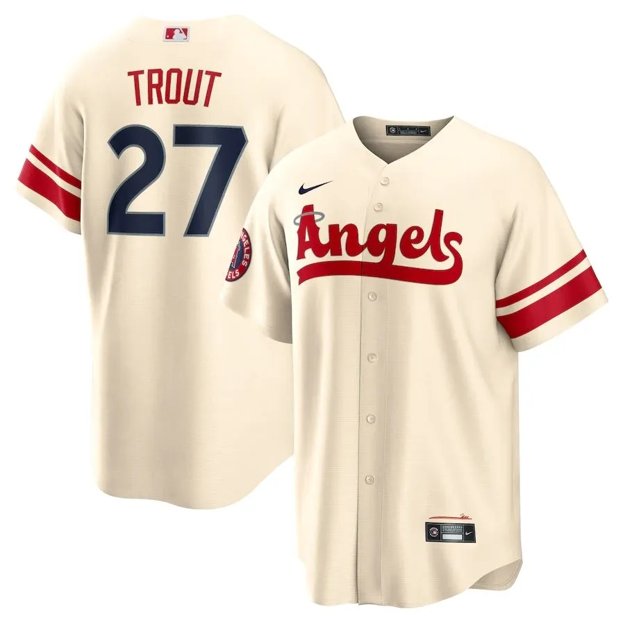 MLB エンゼルス ユニフォーム レプリカ #27マイク・トラウト ナイキ