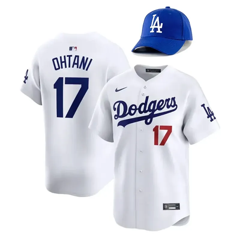 MLB 大谷翔平 ドジャース ユニフォーム リミテッド +キャップ 2点セット