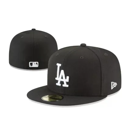 MLB ドジャース キャップ ニューエラ NEW ERA 59FIFTY ゲーム 平つば ブラック