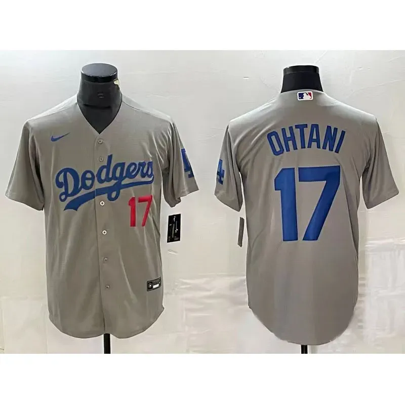 MLB ドジャース ユニフォーム 公式レプリカ ナイキ/Nike グレー #17 大谷翔平