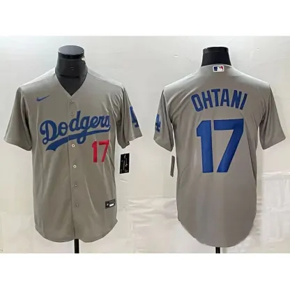 MLB ドジャース ユニフォーム 公式レプリカ ナイキ/Nike グレー #17 大谷翔平