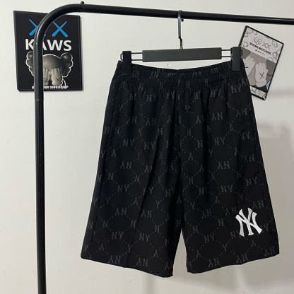 MLB ヤンキース 新作 ショートパンツ 刺繍 メンズ