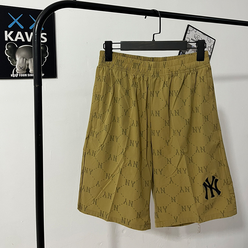 MLB ヤンキース 新作 ショートパンツ 刺繍 メンズ