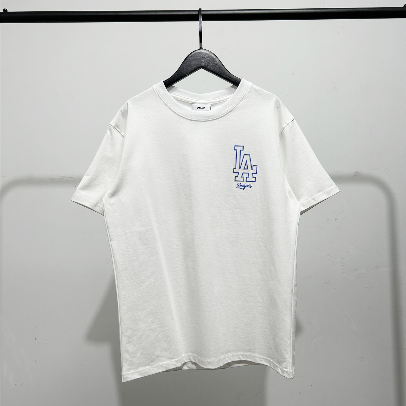 MLB ドジャース 新作 半袖 Tシャツ コットン ブルー