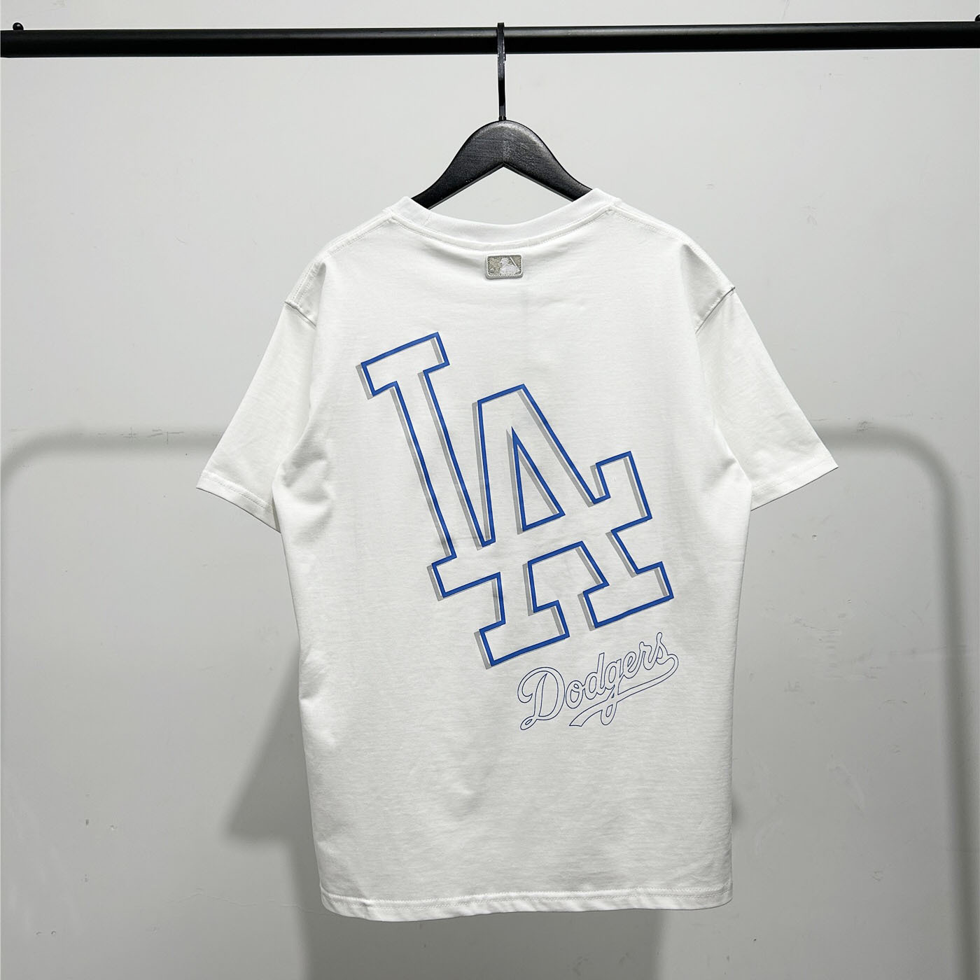 MLB ドジャース 新作 半袖 Tシャツ コットン ブルー