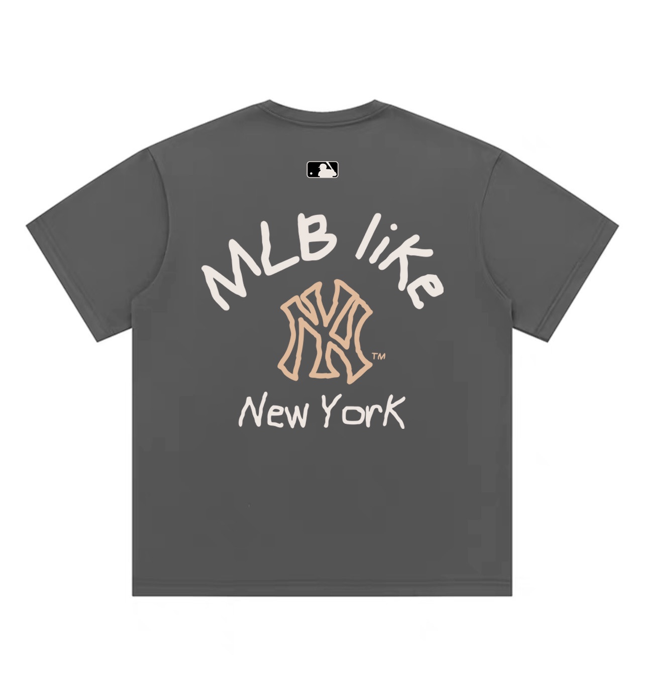 MLB ヤンキース 新作 半袖 Tシャツ コットン クルーネック メンズ レディース