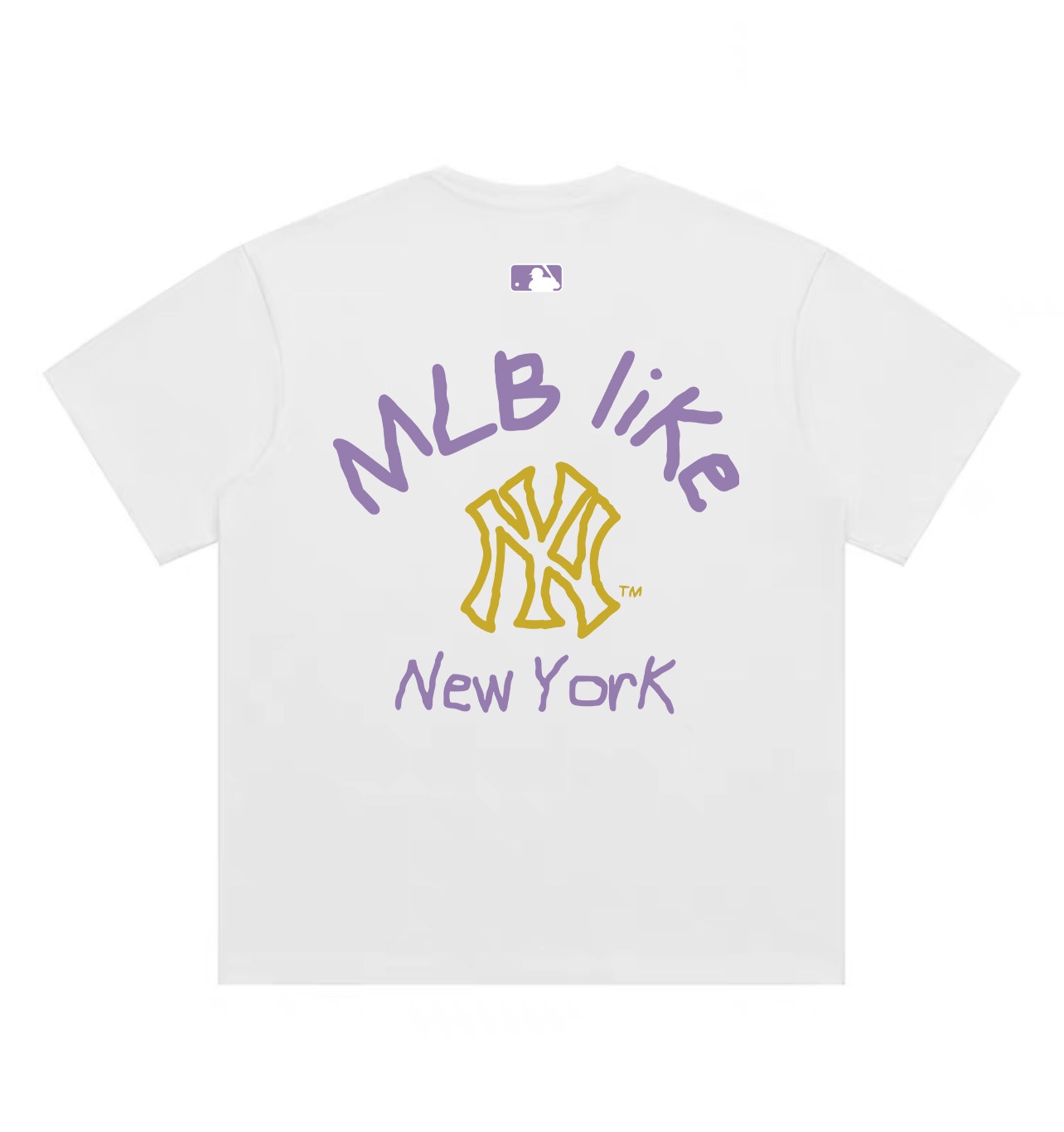 MLB ヤンキース 新作 半袖 Tシャツ コットン クルーネック メンズ レディース