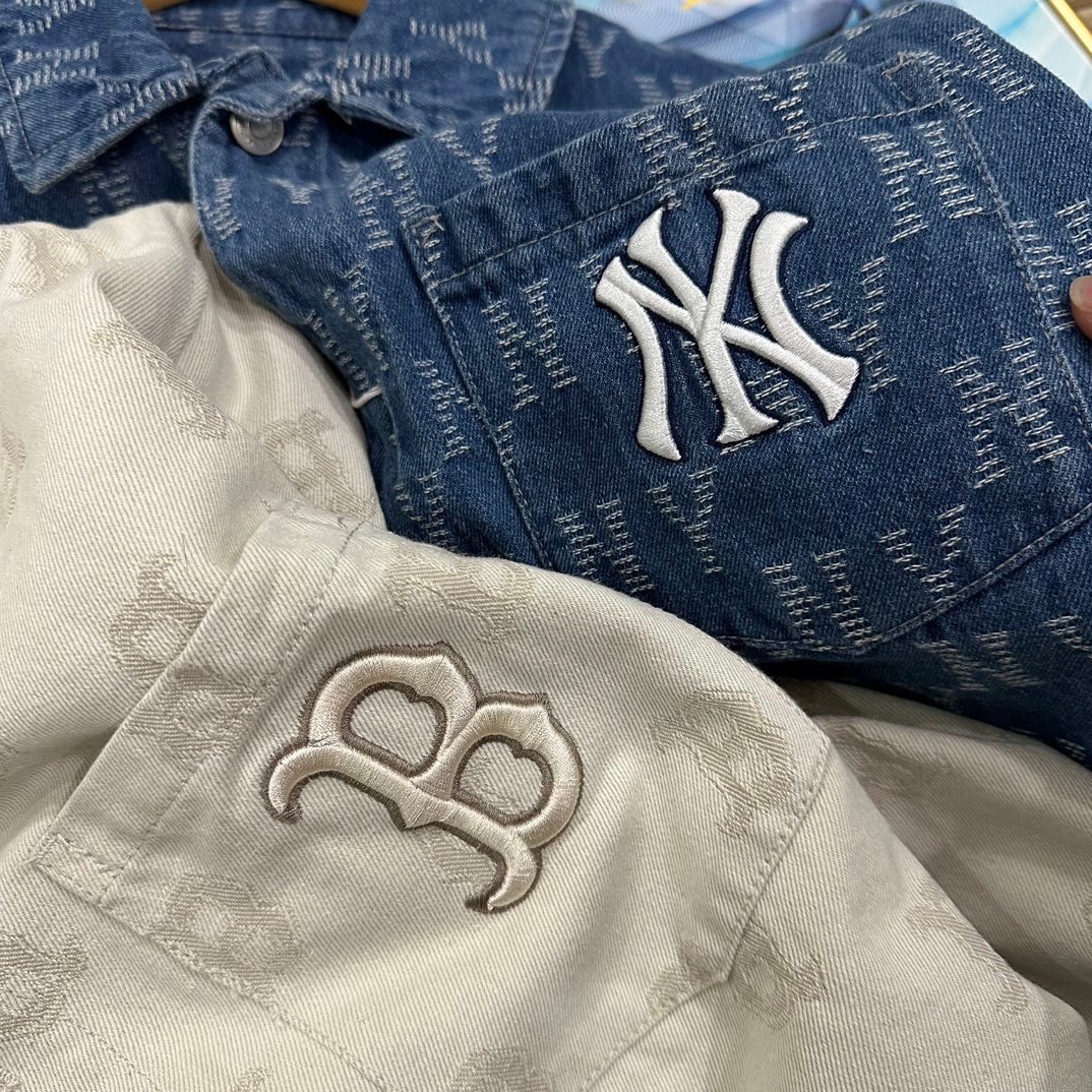 MLB ヤンキース 新作 長袖 シャツ 刺繍 メンズ レディース