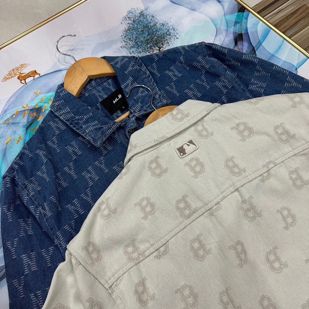 MLB ヤンキース 新作 長袖 シャツ 刺繍 メンズ レディース