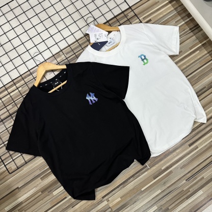 MLB ヤンキース 新作 半袖 Tシャツ プリント クルーネック メンズ レディース