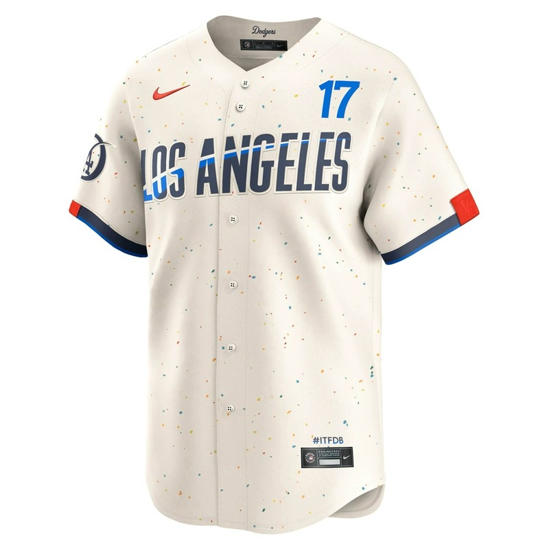 MLB 大谷翔平 ドジャース ユニフォーム 2024 シティーコネクト リミテッド ジャージ ナイキ/Nike クリーム