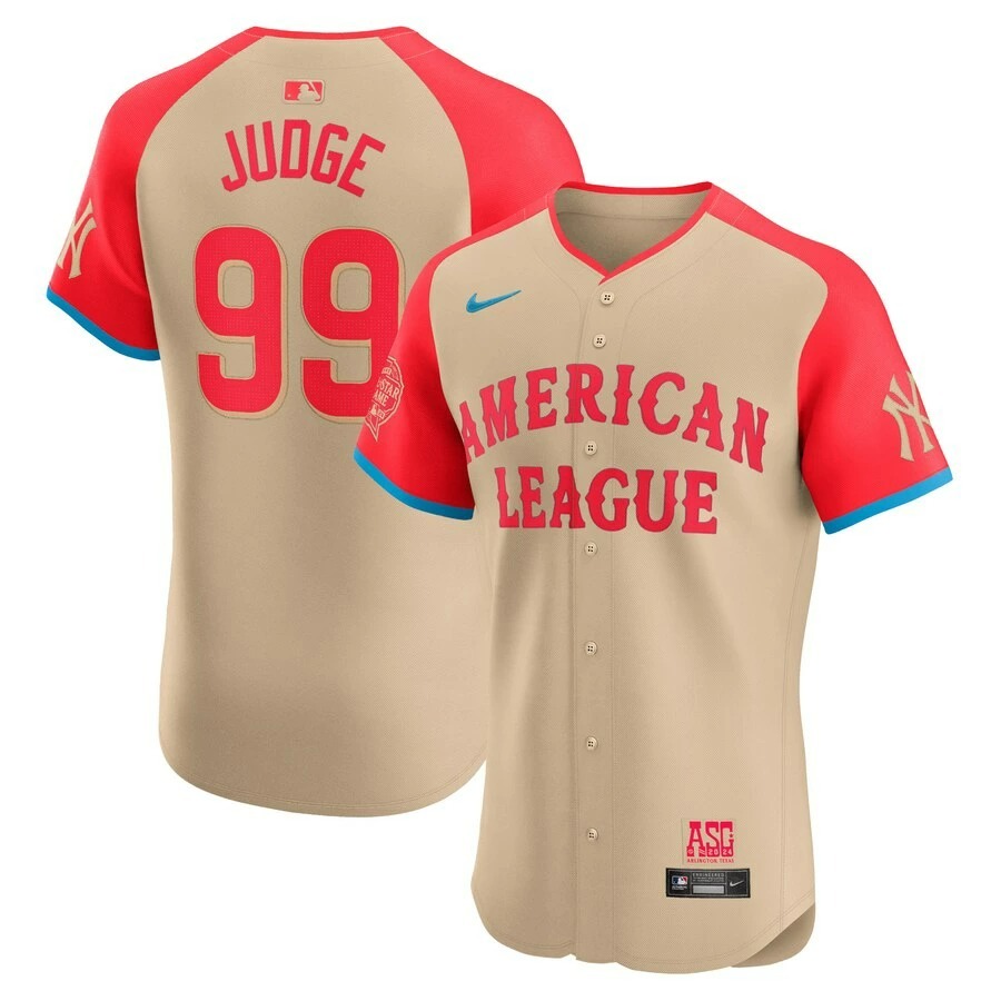 MLB アーロン・ジャッジ ヤンキース ユニフォーム オールスターゲーム2024 エリート Jersey ナイキ/Nike クリーム #99