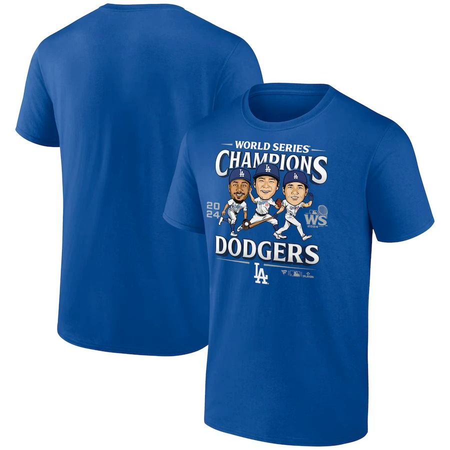 MLB 2024 ロサンゼルス ドジャース ワールドシリーズ チャンピオン Tシャツ No.17 大谷翔平