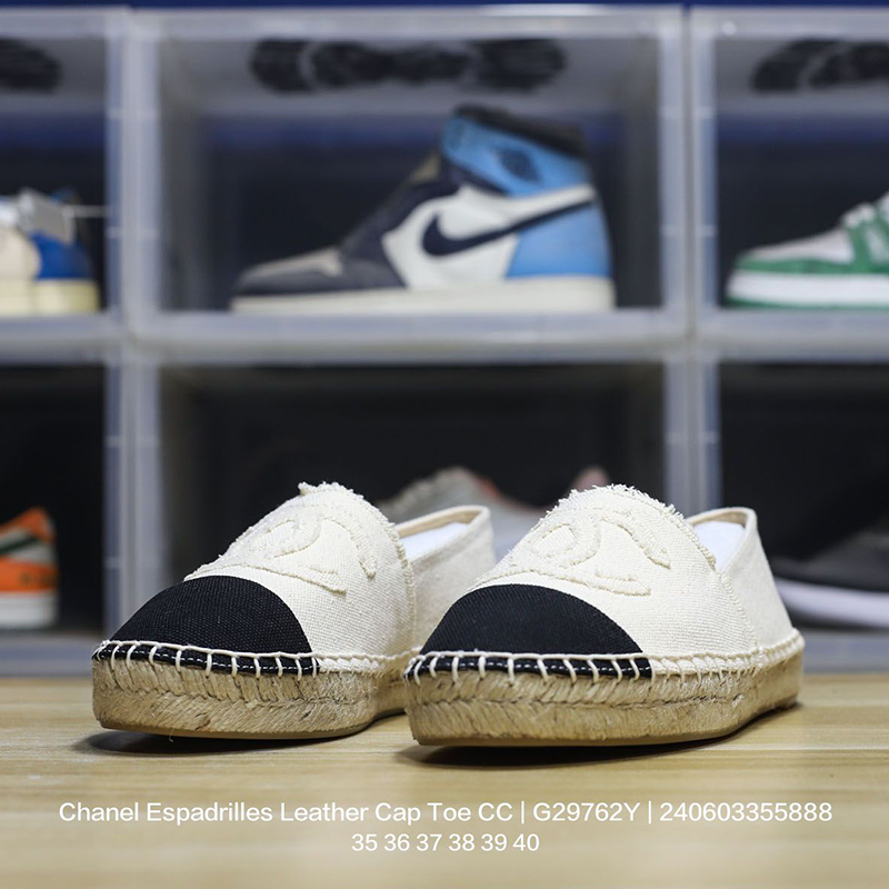 シャネル（CHANEL） スリッポン シューズ ローファーエスパドリーユ レディース