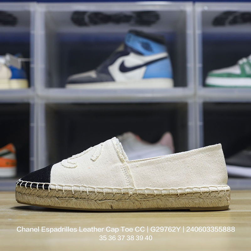 シャネル（CHANEL） スリッポン シューズ ローファーエスパドリーユ レディース