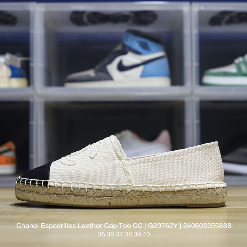 シャネル（CHANEL） スリッポン シューズ ローファーエスパドリーユ レディース