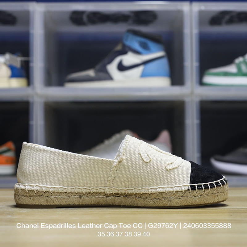 シャネル（CHANEL） スリッポン シューズ ローファーエスパドリーユ レディース