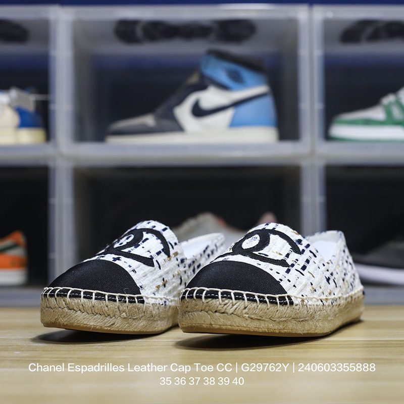 シャネル（CHANEL） スリッポン シューズ ローファーエスパドリーユ レディース