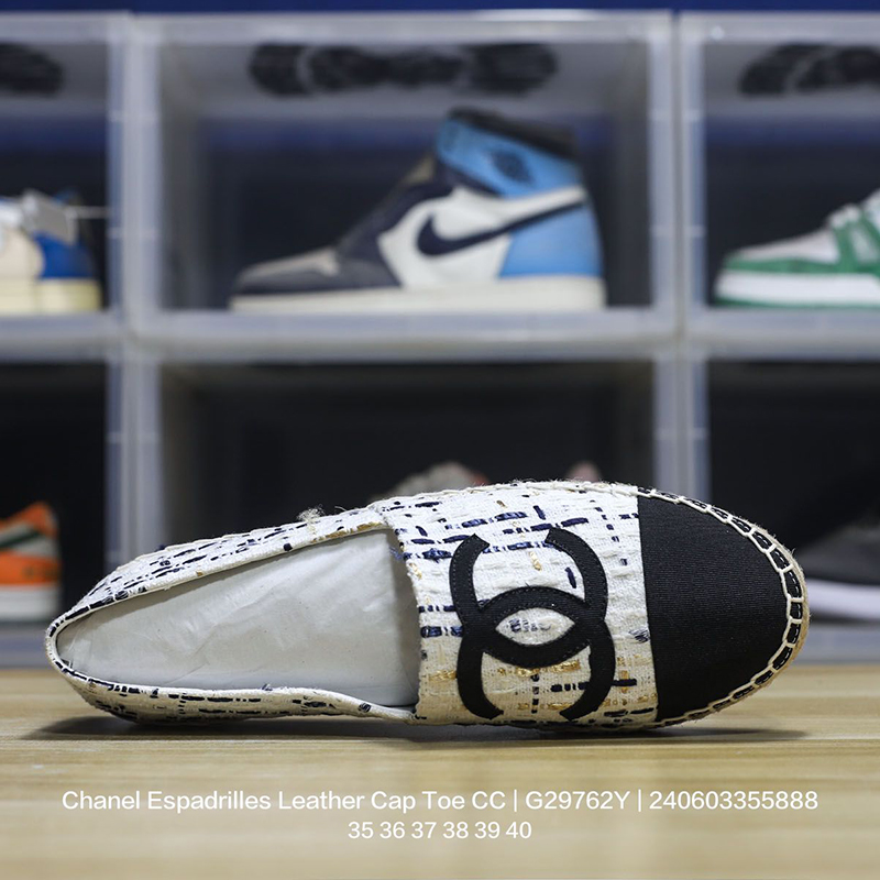 シャネル（CHANEL） スリッポン シューズ ローファーエスパドリーユ レディース