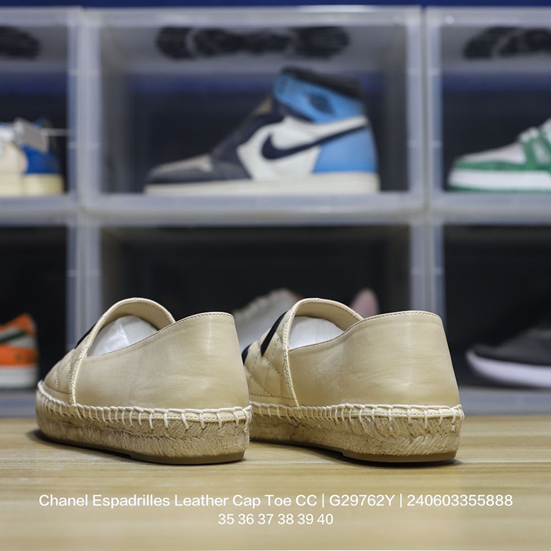 シャネル（CHANEL） スリッポン シューズ ローファーエスパドリーユ レディース