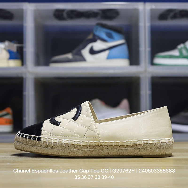 シャネル（CHANEL） スリッポン シューズ ローファーエスパドリーユ レディース